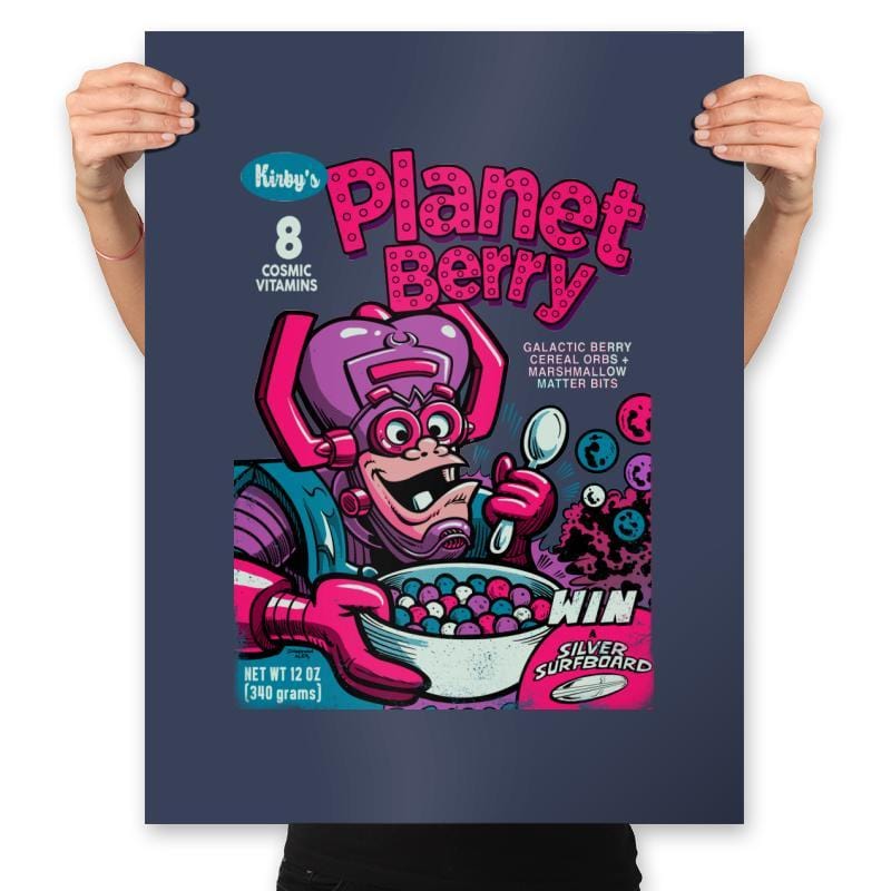 Planet Berry - Prints Posters RIPT Apparel 18x24 / Navy