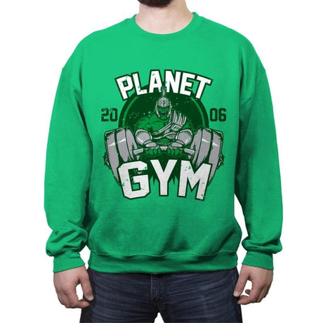Planet Gym - Crew Neck Sweatshirt Crew Neck Sweatshirt RIPT Apparel