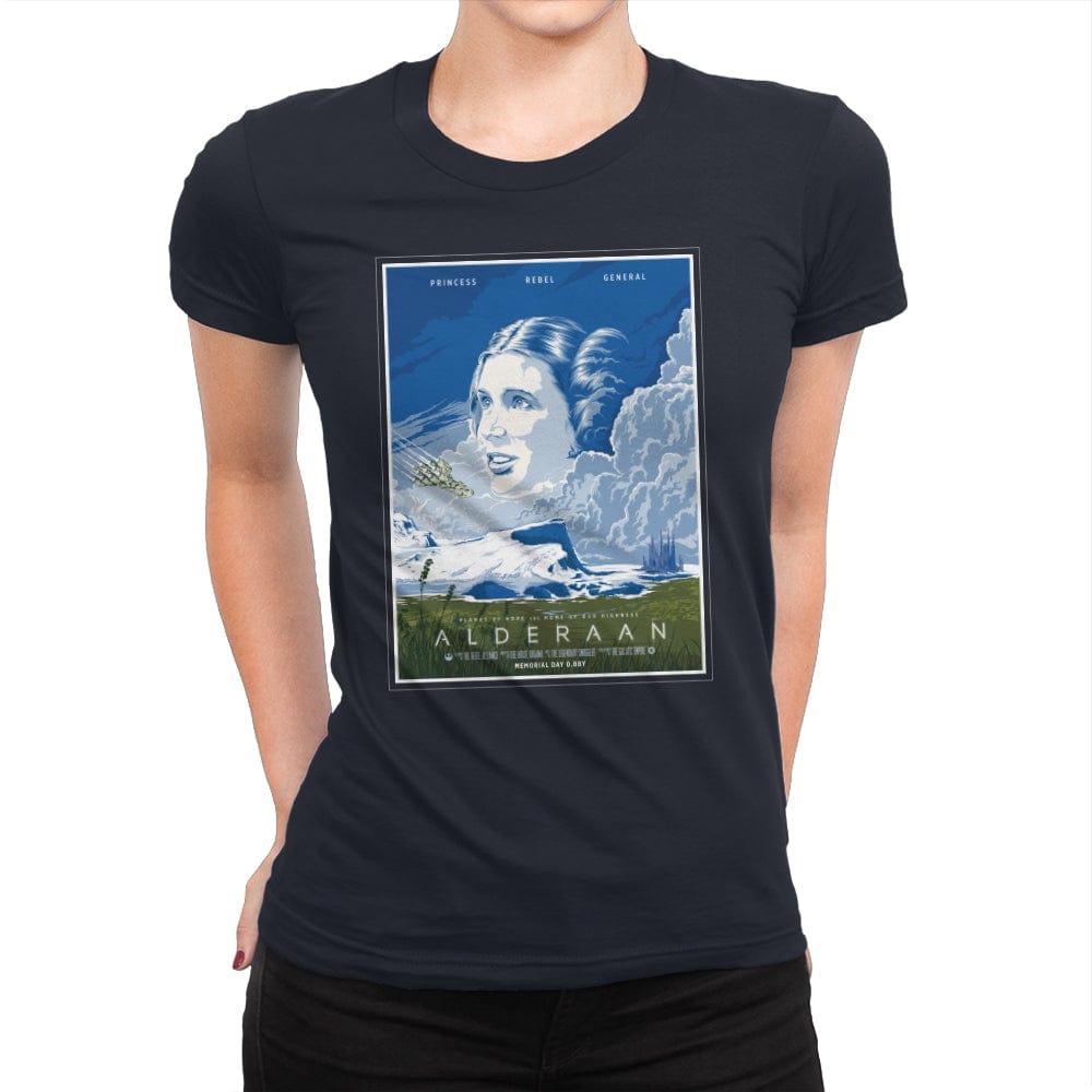 Planet of Hope - Womens Premium T-Shirts RIPT Apparel Small / Midnight Navy