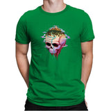 Planet Skull - Mens Premium T-Shirts RIPT Apparel Small / Kelly