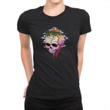 Planet Skull - Womens Premium T-Shirts RIPT Apparel Small / Black