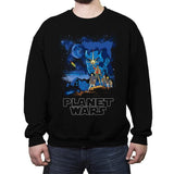 Planet Wars - Crew Neck Sweatshirt Crew Neck Sweatshirt RIPT Apparel