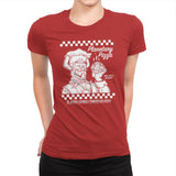 Planetary Pizza - Womens Premium T-Shirts RIPT Apparel Small / Red
