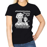 Planetary Pizza - Womens T-Shirts RIPT Apparel Small / Black