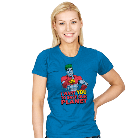 Planeteer Call - Womens T-Shirts RIPT Apparel