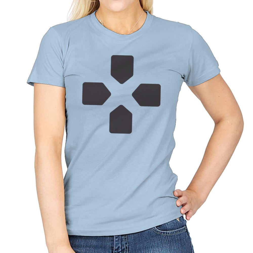 Play Together - PlayStation - Womens T-Shirts RIPT Apparel Small / Light Blue