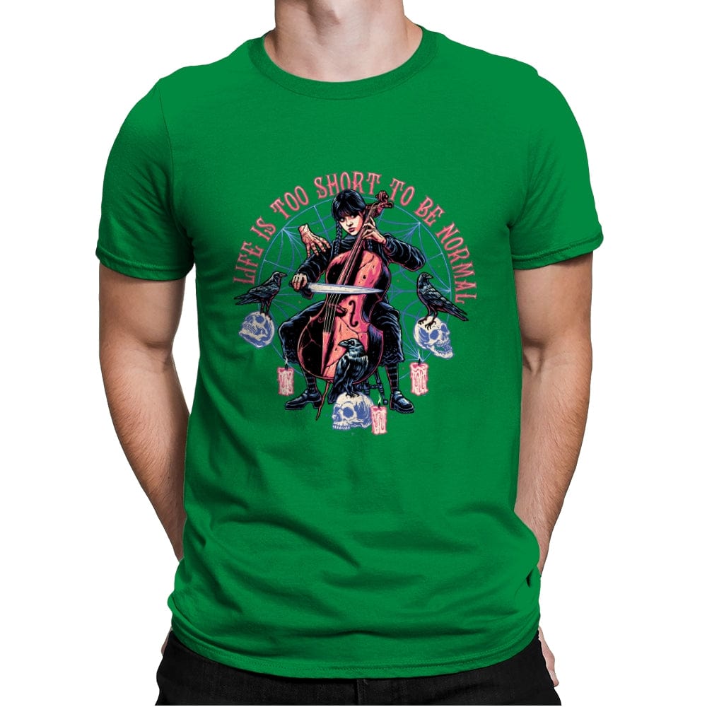 Playing the Cello - Best Seller - Mens Premium T-Shirts RIPT Apparel Small / Kelly