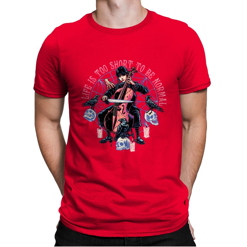 Playing the Cello - Best Seller - Mens Premium T-Shirts RIPT Apparel Small / Red