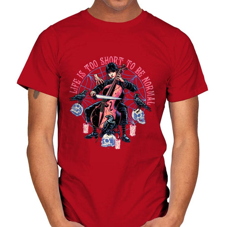 Playing the Cello - Best Seller - Mens T-Shirts RIPT Apparel Small / Red