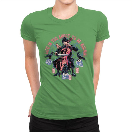 Playing the Cello - Best Seller - Womens Premium T-Shirts RIPT Apparel Small / Kelly
