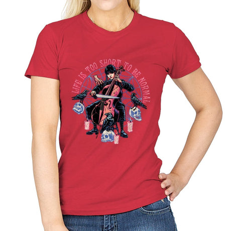 Playing the Cello - Best Seller - Womens T-Shirts RIPT Apparel Small / Red