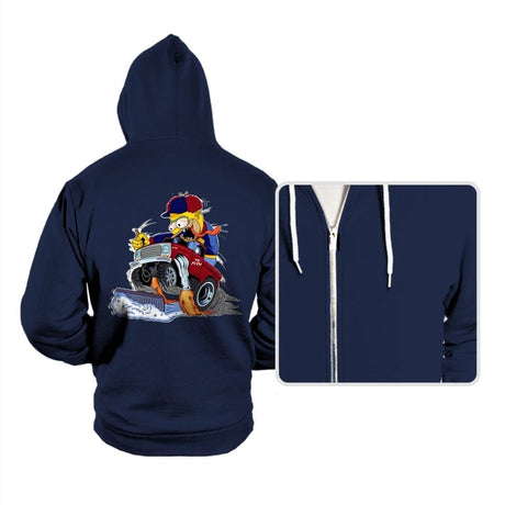Plow Fink - Hoodies Hoodies RIPT Apparel Small / Navy