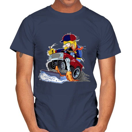 Plow Fink - Mens T-Shirts RIPT Apparel Small / Navy
