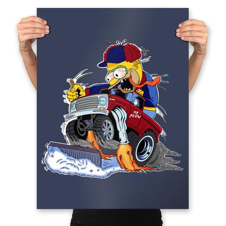 Plow Fink - Prints Posters RIPT Apparel 18x24 / Navy