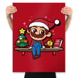 Plumber on the Shelf - Prints Posters RIPT Apparel 18x24 / Red