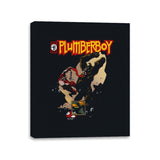 Plumberboy - Canvas Wraps Canvas Wraps RIPT Apparel 11x14 / Black