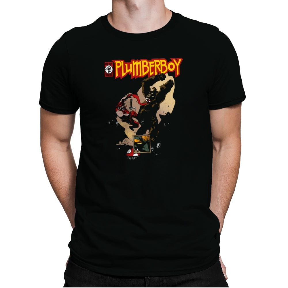Plumberboy - Mens Premium T-Shirts RIPT Apparel Small / Black