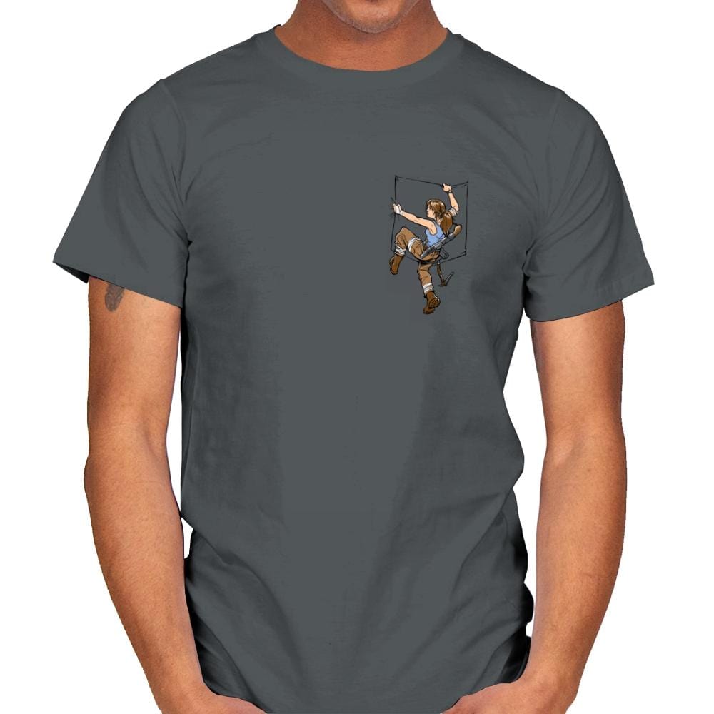 Pocket Raider Exclusive - Mens T-Shirts RIPT Apparel Small / Charcoal