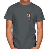 Pocket Raider Exclusive - Mens T-Shirts RIPT Apparel Small / Charcoal