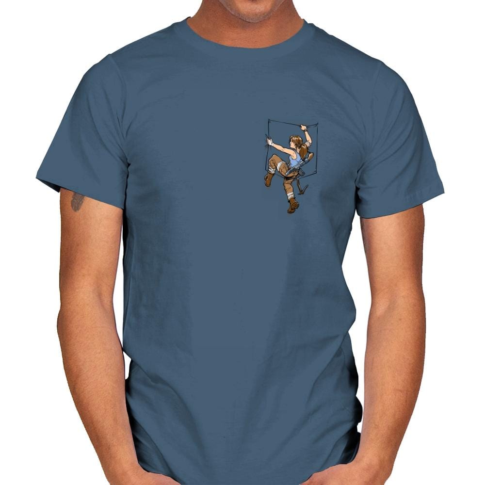 Pocket Raider Exclusive - Mens T-Shirts RIPT Apparel Small / Indigo Blue