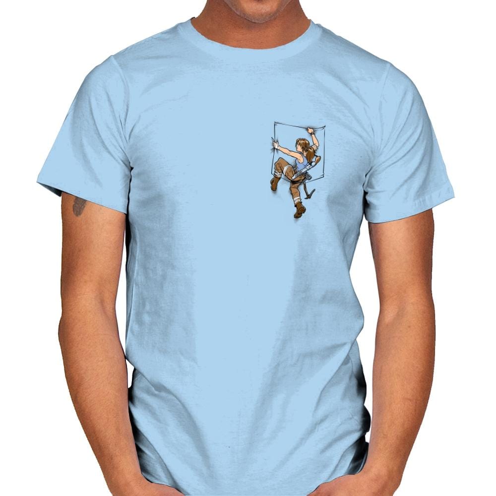 Pocket Raider Exclusive - Mens T-Shirts RIPT Apparel Small / Light Blue