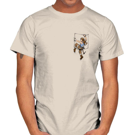 Pocket Raider Exclusive - Mens T-Shirts RIPT Apparel Small / Natural