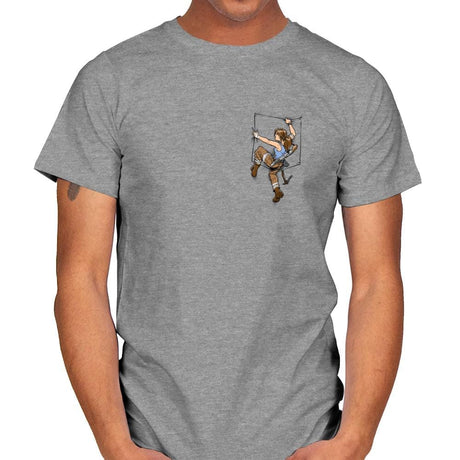 Pocket Raider Exclusive - Mens T-Shirts RIPT Apparel Small / Sport Grey
