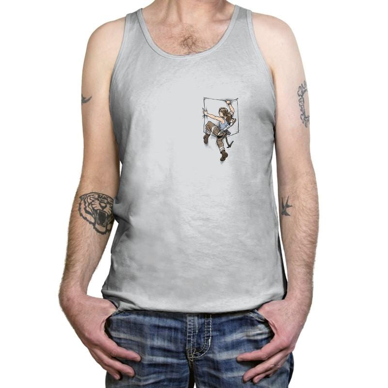 Pocket Raider Exclusive - Tanktop Tanktop RIPT Apparel X-Small / Silver