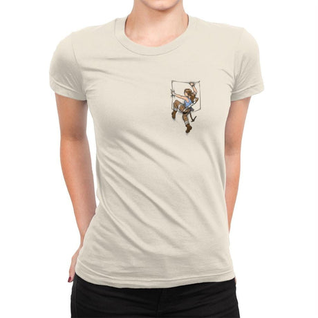 Pocket Raider Exclusive - Womens Premium T-Shirts RIPT Apparel Small / Natural