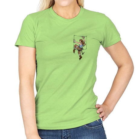 Pocket Raider Exclusive - Womens T-Shirts RIPT Apparel Small / Mint Green