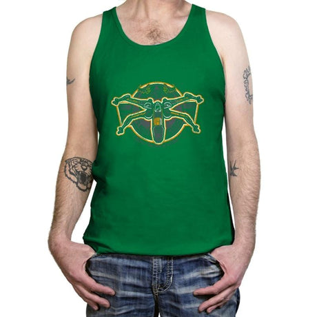 Poe's Flight School Exclusive - Tanktop Tanktop RIPT Apparel X-Small / Kelly