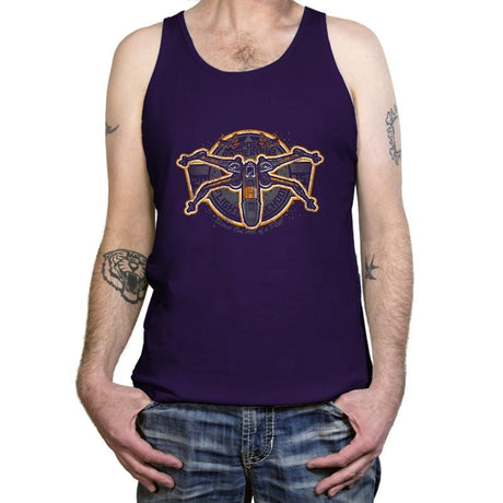 Poe's Flight School Exclusive - Tanktop Tanktop RIPT Apparel X-Small / Team Purple