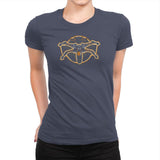 Poe's Flight School Exclusive - Womens Premium T-Shirts RIPT Apparel Small / Indigo