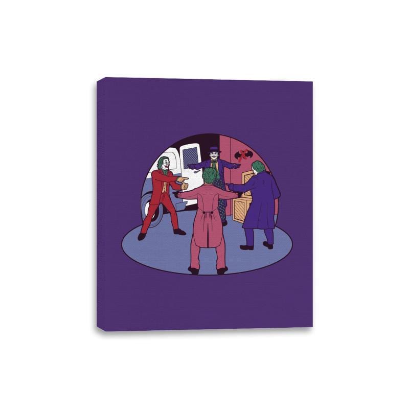 Poker of Jokers - Canvas Wraps Canvas Wraps RIPT Apparel 8x10 / Purple