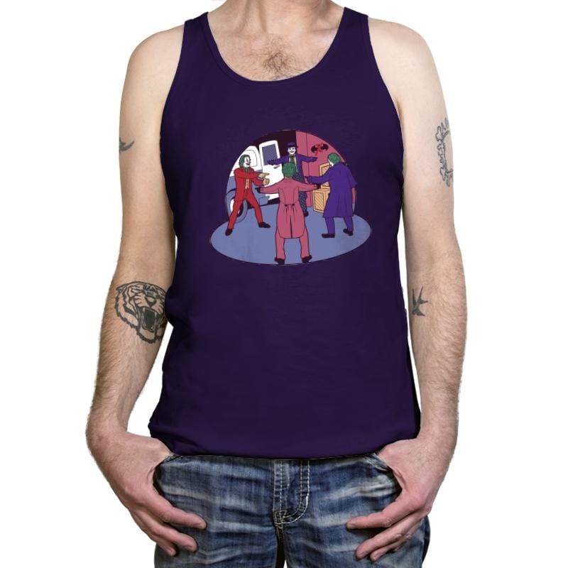 Poker of Jokers - Tanktop Tanktop RIPT Apparel X-Small / Team Purple