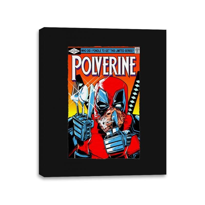 Polverine - Canvas Wraps Canvas Wraps RIPT Apparel 11x14 / Black
