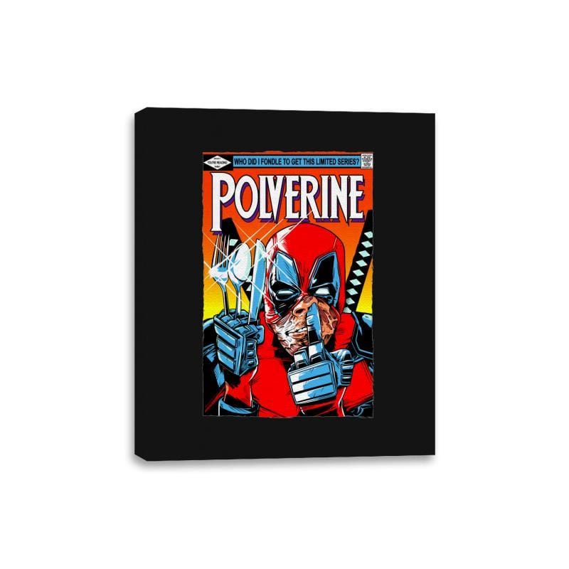 Polverine - Canvas Wraps Canvas Wraps RIPT Apparel 8x10 / Black