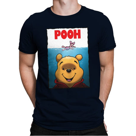 Poohws - Mens Premium T-Shirts RIPT Apparel Small / Midnight Navy