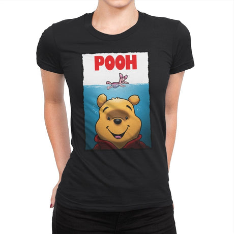 Poohws - Womens Premium T-Shirts RIPT Apparel Small / Black