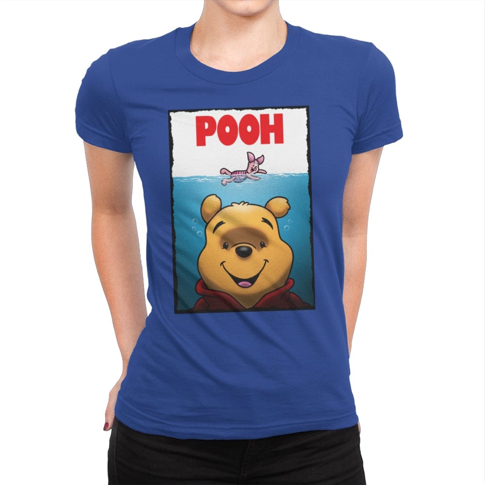 Poohws - Womens Premium T-Shirts RIPT Apparel Small / Royal