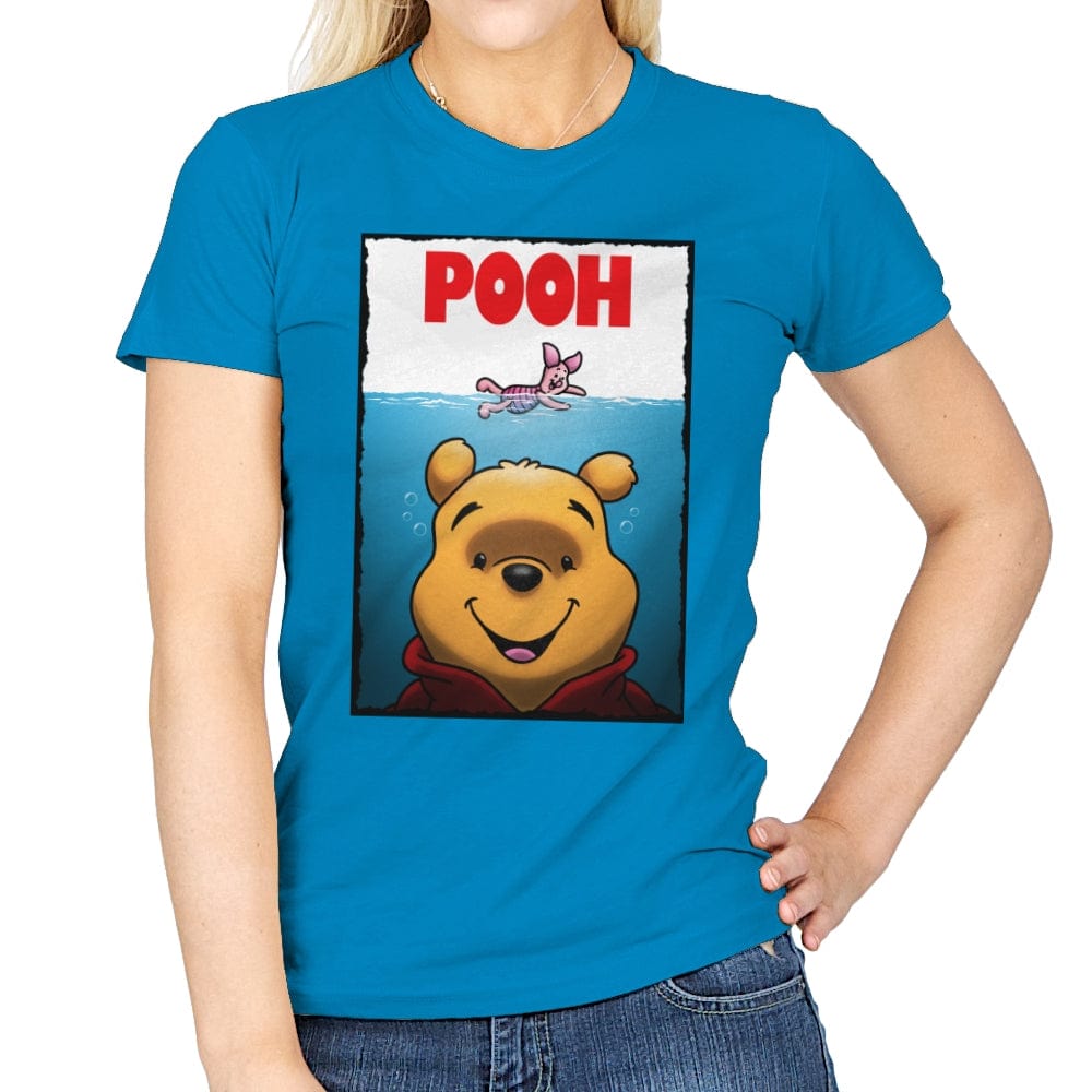 Poohws - Womens T-Shirts RIPT Apparel Small / Sapphire