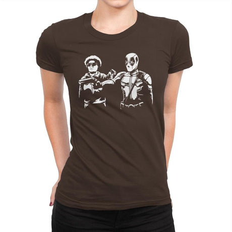 Pool Fiction - Best Seller - Womens Premium T-Shirts RIPT Apparel Small / Dark Chocolate