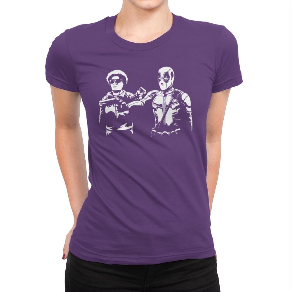 Pool Fiction - Best Seller - Womens Premium T-Shirts RIPT Apparel Small / Purple Rush