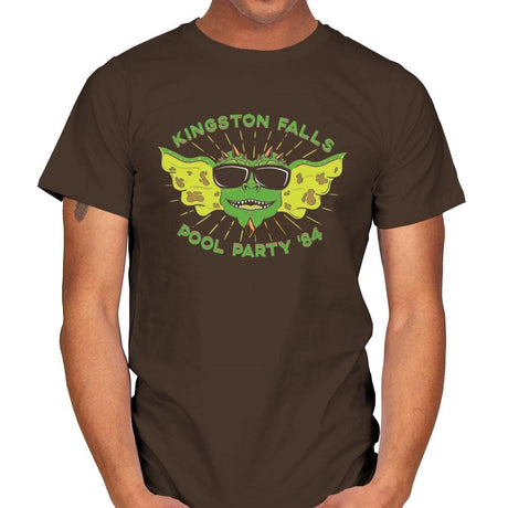 Pool Party '84 - Mens T-Shirts RIPT Apparel Small / Dark Chocolate