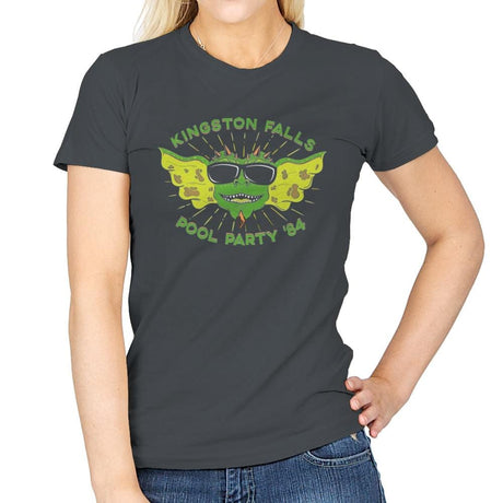 Pool Party '84 - Womens T-Shirts RIPT Apparel Small / Charcoal