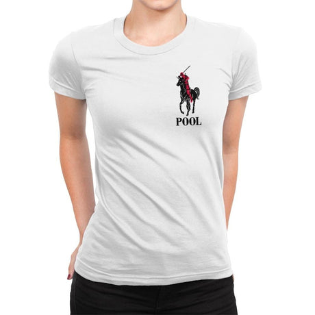 Pool R.L. - Raffitees - Womens Premium T-Shirts RIPT Apparel Small / White