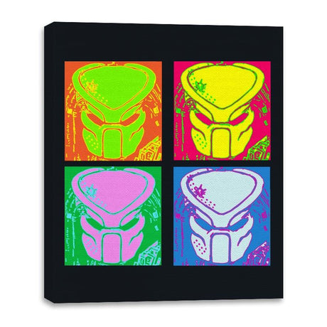Pop Art Hunter 87 - Canvas Wraps Canvas Wraps RIPT Apparel 16x20 / Black