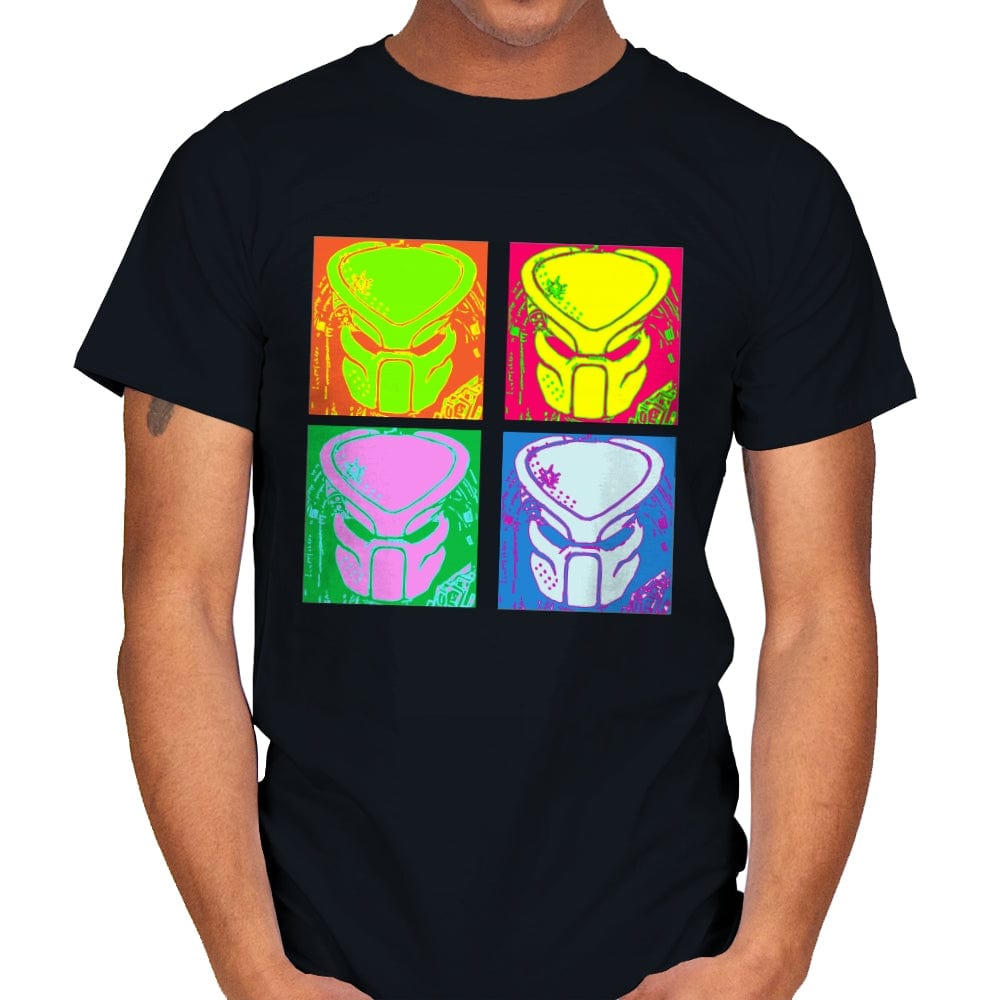 Pop Art Hunter 87 - Mens T-Shirts RIPT Apparel Small / Black