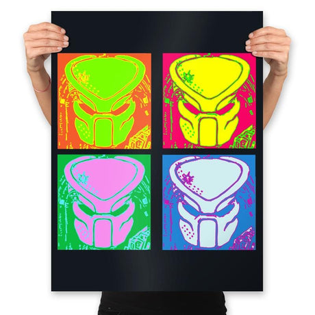 Pop Art Hunter 87 - Prints Posters RIPT Apparel 18x24 / Black