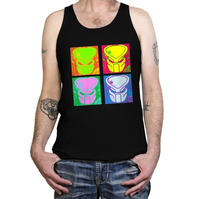 Pop Art Hunter 87 - Tanktop Tanktop RIPT Apparel X-Small / Black